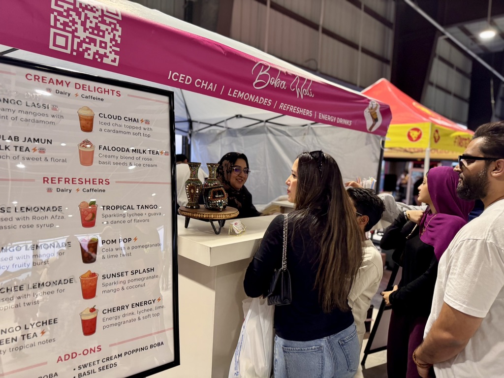 Boba Wali cart at event